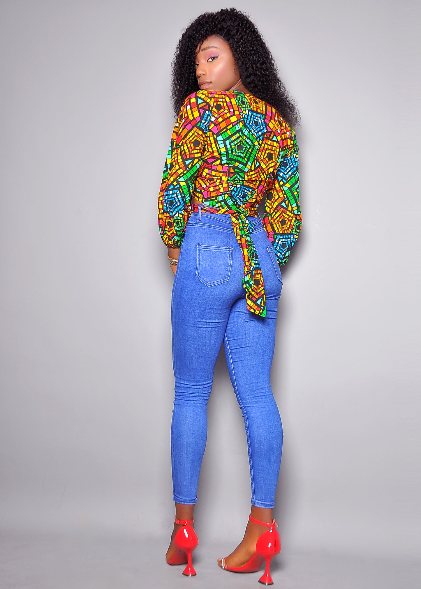 CHIZARA AFRICAN PRINT TOP