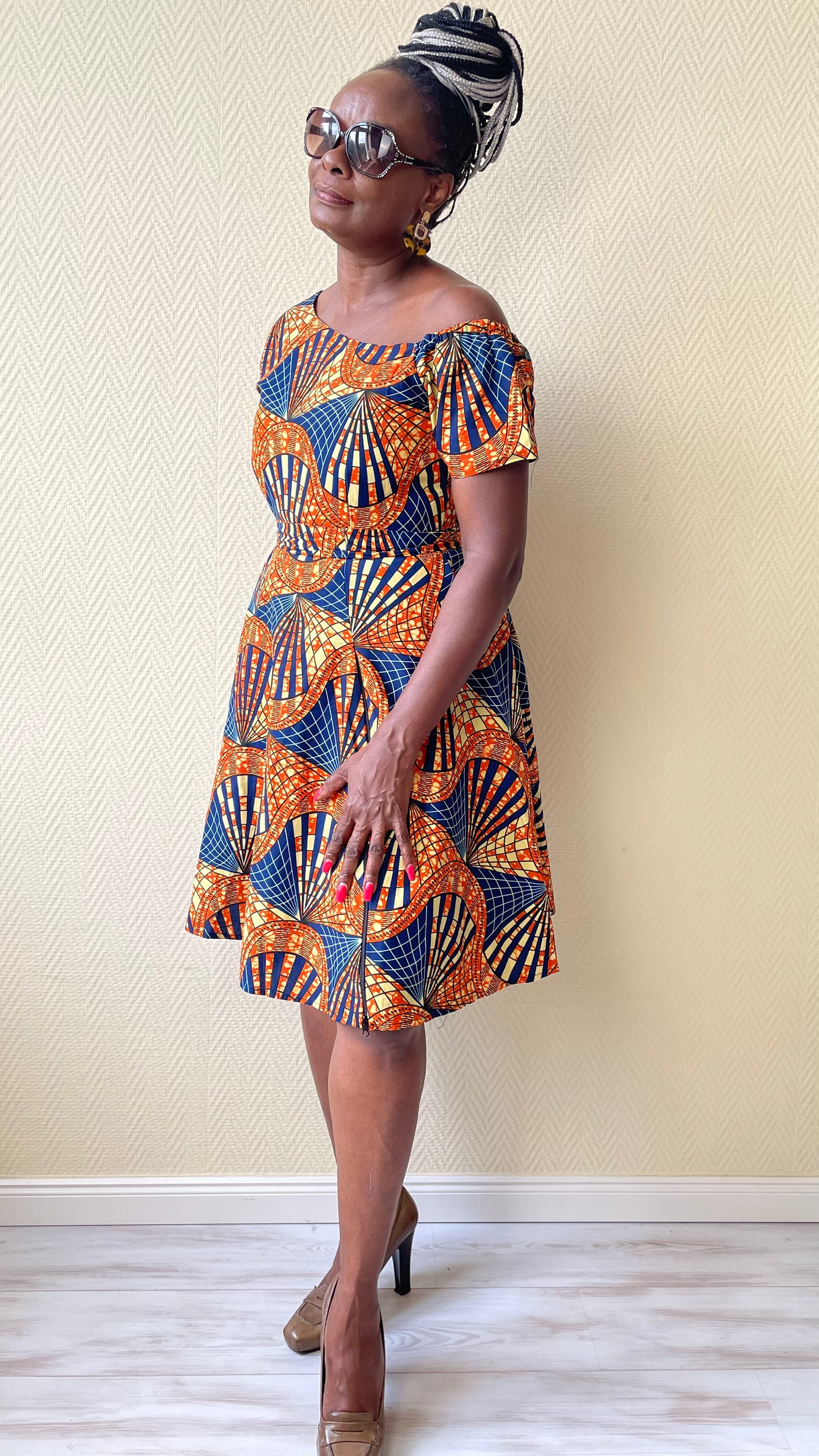 KENECHUKWU AFRICAN PRINT DRESS